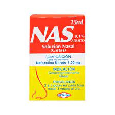 NAS NAFAZOLINA 0.1% AD SOL NASAL 15ML 